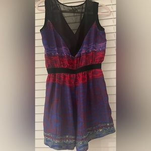 Women| Silence + Noise Colorful Romper| Size Medium